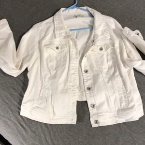 White Denim Jacket